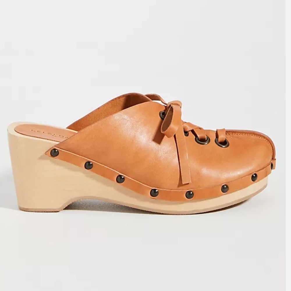 Kelsi Dagger Brooklyn Lace Up Clogs Size 7